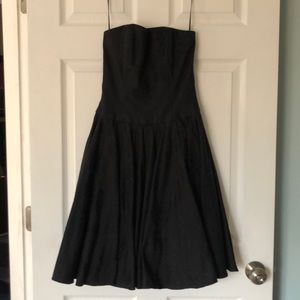 Strapless LBD with a full skirt